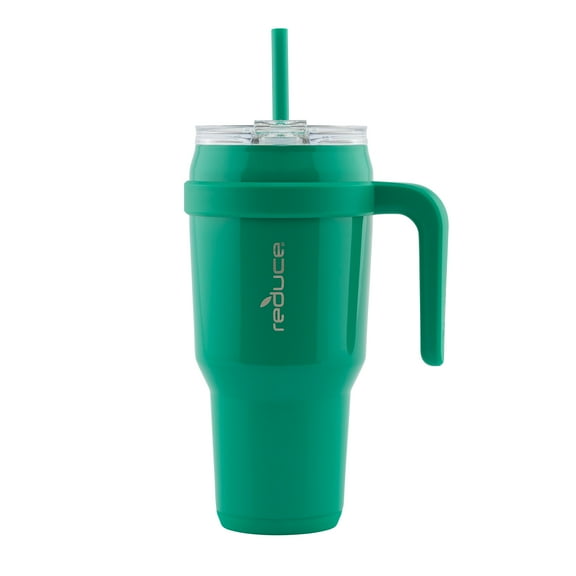 Reduce Cold1 40oz Tumbler with Handle- Straw, Lid & Handle. Insulated Stainless Steel 40oz - Palm Leaf Green