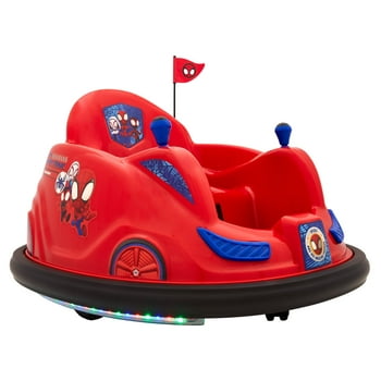 Marvel Spidey 6V Bumper Car Ride on Toy, 1 Count