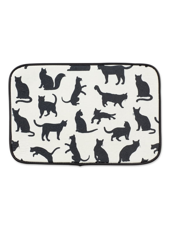 Cat Silhouette Pet Mat