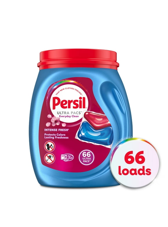 Persil Ultra Pacs Intense Fresh Everyday Clean Laundry Detergent, 66 count