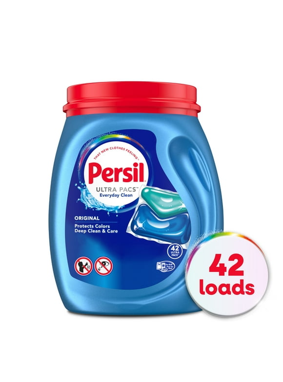 Persil Ultra Pacs Original Everyday Clean Laundry Detergent, 42 count