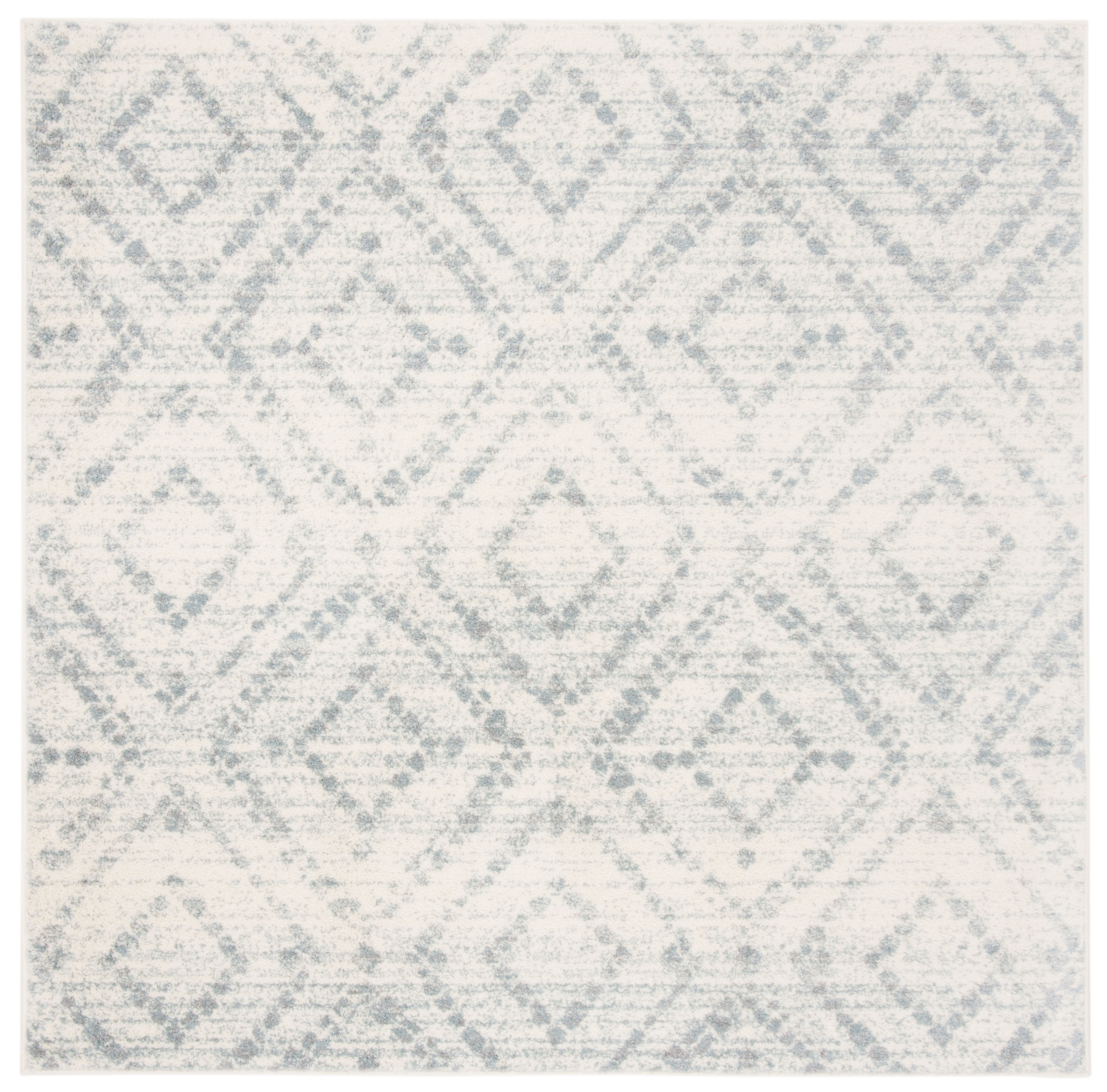 Safavieh Adirondack Lecia Geometric Area Rug, Ivory/Light Blue, 12' x 12' Square, Beige