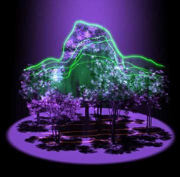 ICESat-2' lidar measures the heights of tree canopies, as well as the forest floor.