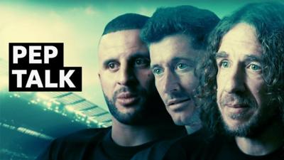 Kyle Walker, Robert Lewandowski and Carles Puyol