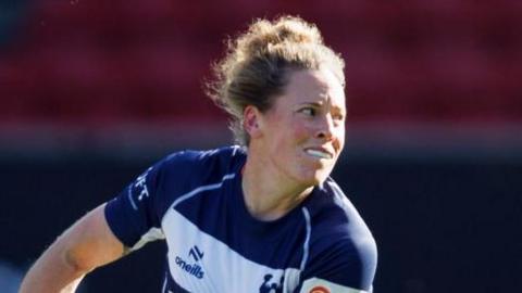 Amber Reed in action for Bristol Bears