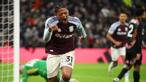 Leon Bailey celebrates