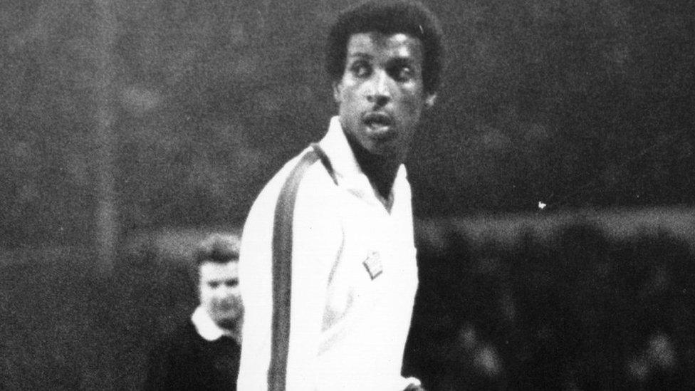 Viv Anderson makes England debut