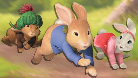 Play Peter Rabbit Hop to it game on CBeebies