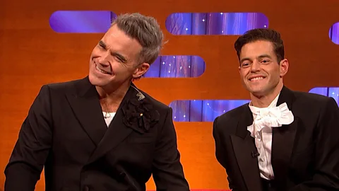 Why Robbie Williams is a chimp in his new biopic...