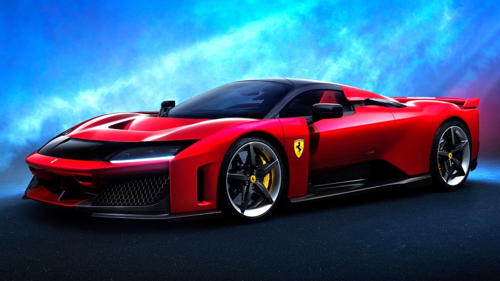 全新法拉利Ferrari F80車身尺碼4,840mm x 2,060mm x 1,138mm，軸距2,665mm。