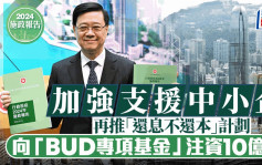 施政報告2024︱再推「還息不還本」計劃 最多12個月 向「BUD專項基金」注資10億