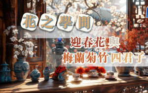 花之學問——迎春花與梅蘭菊竹四君子｜專題故事