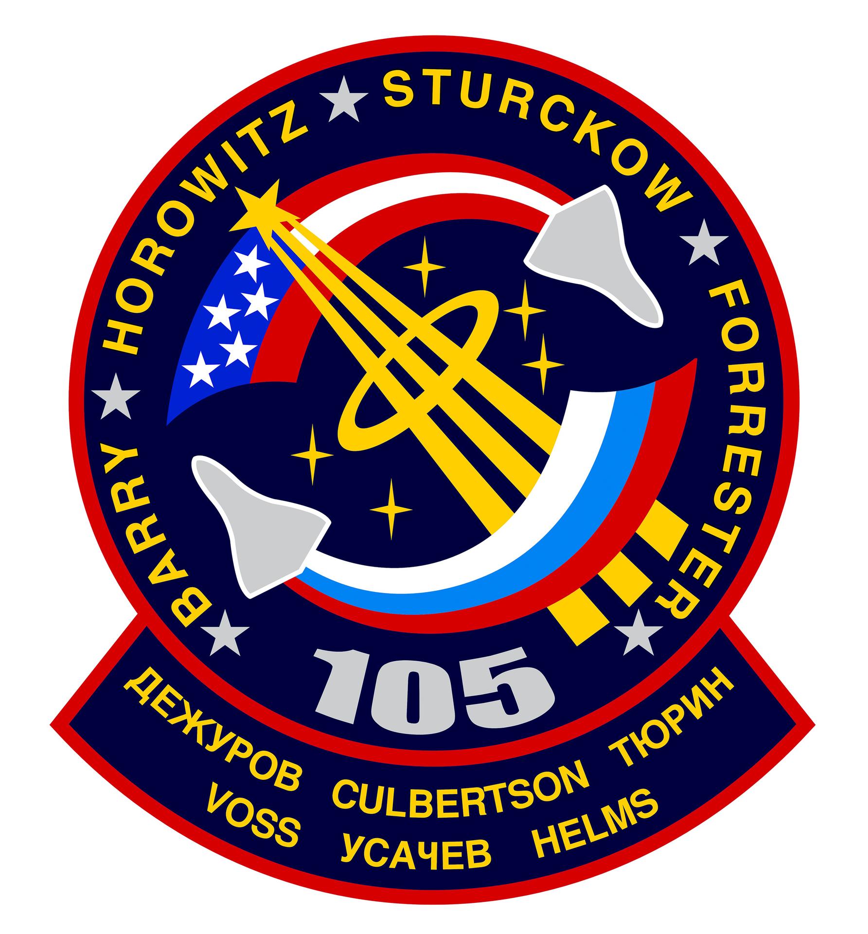 Crew patch for STS-105