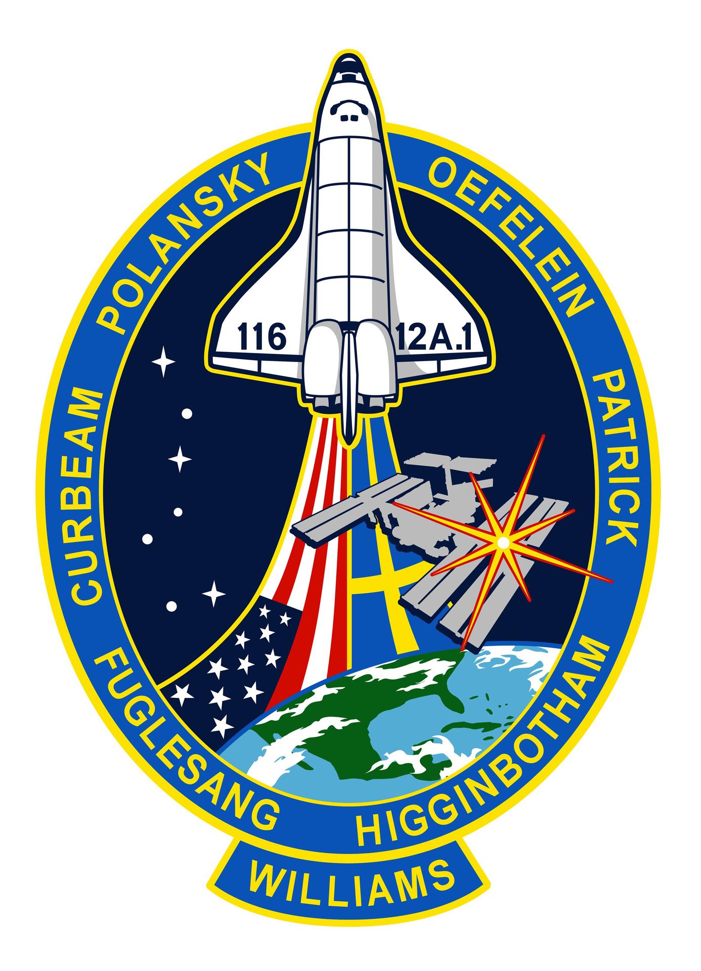 STS-116 crew patch