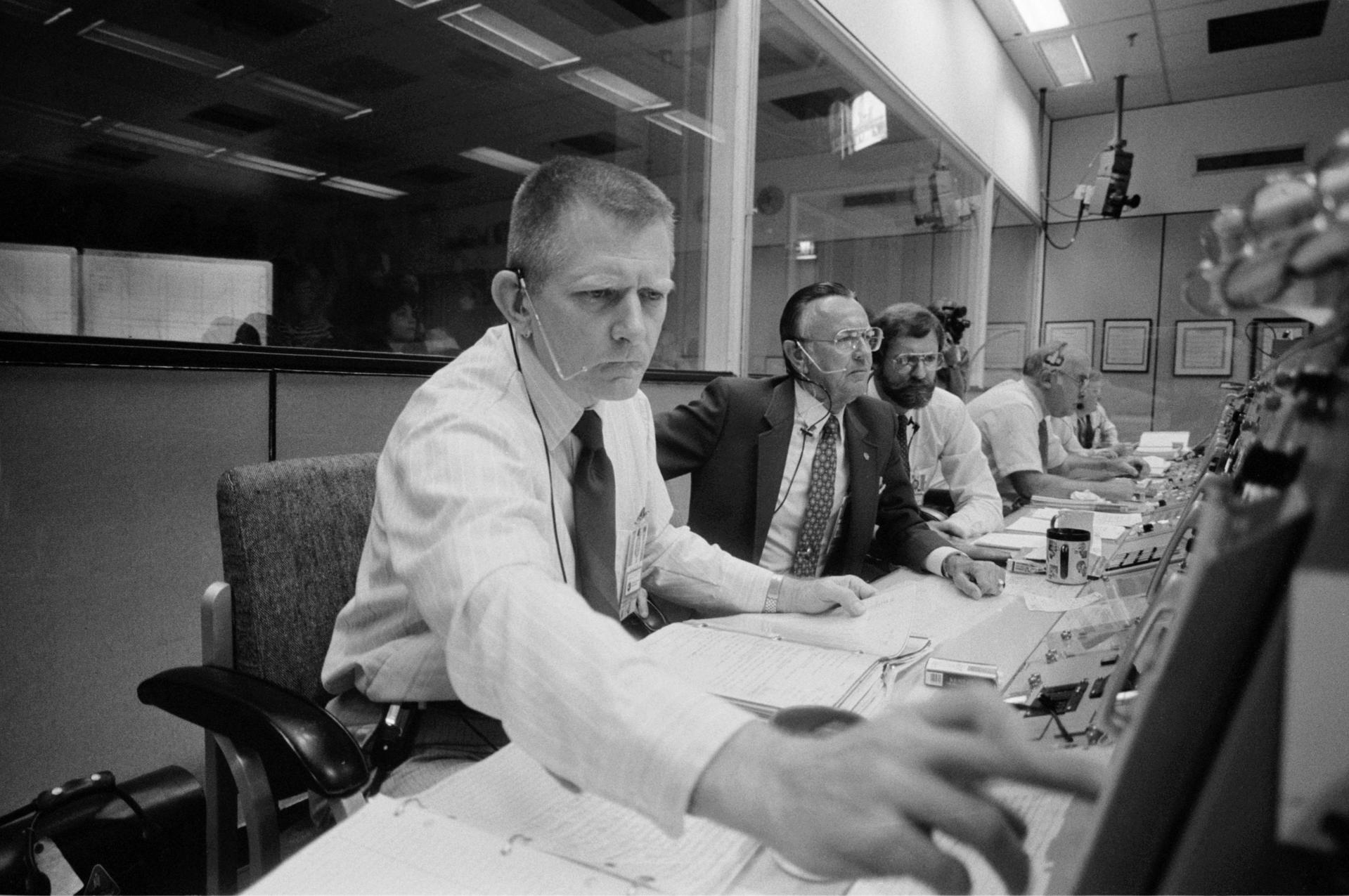 Gene Kranz works in mission control.