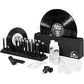 Big Fudge Vinyl Record Cleaning Kit - 4-in-1 Record Cleaner Solution - Includes Ultra-Soft Velvet Record Brush, Cleaning Liqu