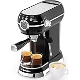 KITCHMIX Espresso Machine with Milk Frother, 20 Bar Espresso Maker for Latte and Cappuccino, Expressions Coffee Machine with 