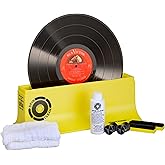 Spin-Clean Record Washer Complete Kit | Vinyl Record Cleaner | Snap-in Rollers | Wedge-Fit Brushes | Alcohol-Free Solution | 