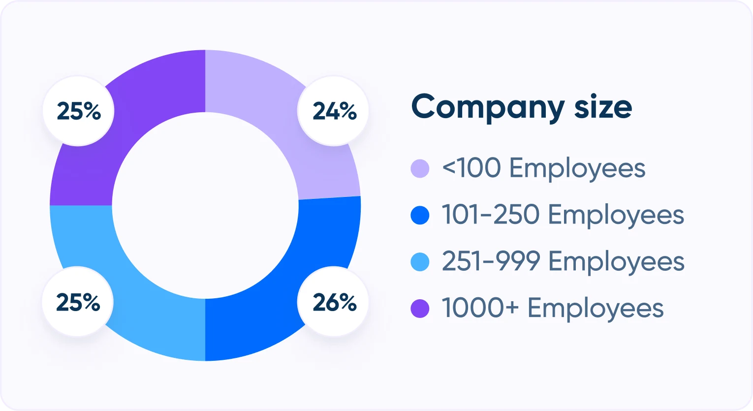 Demographics: The people behind the report by company size