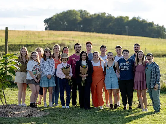 Group photo with Neeli Bendapudi