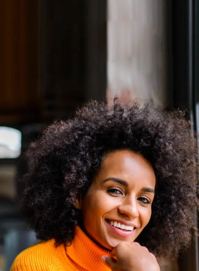 Portrait Femme qui sourit