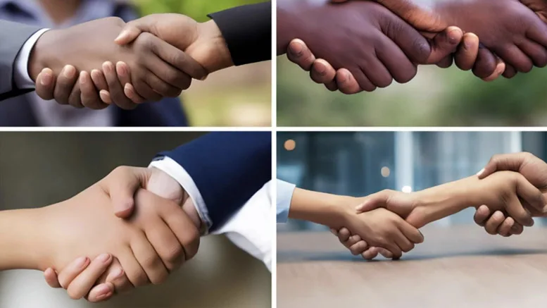 Photo collage shows images of hands distorted by GenAI