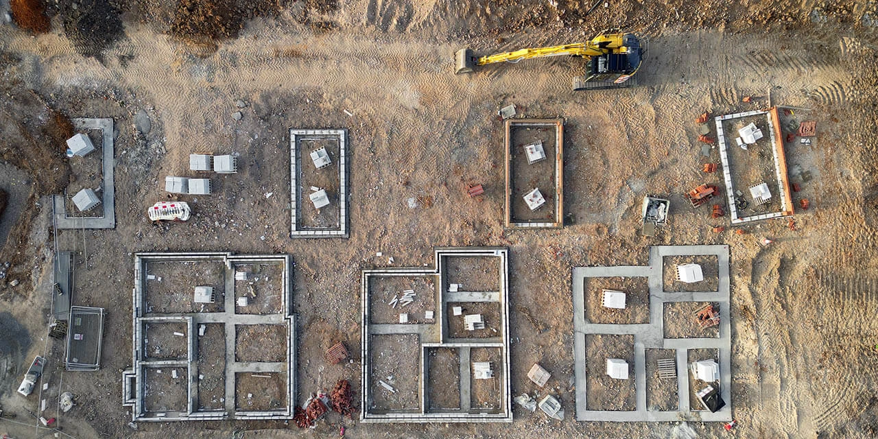 Aerial photo of a construction site by Richard Newstead/Moment via Getty Images