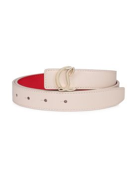 Women's CL Logo Belt - Beige...