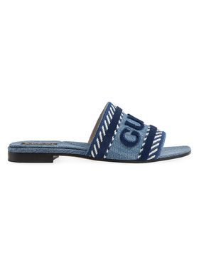 Women's Jane Denim Slides -...