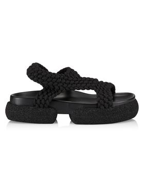 Women's Woven Chunky Sandals...