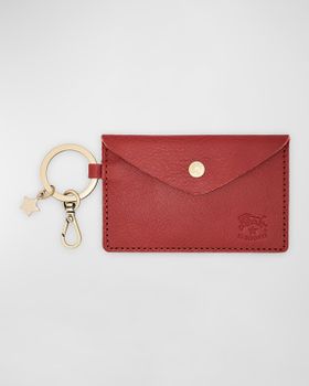 Keyring Leather Card Holder