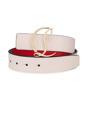 Women's CL Logo Leather Belt...