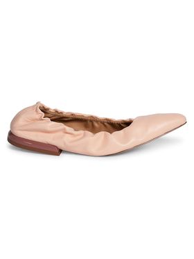 Women's Leather Ballet Flats...