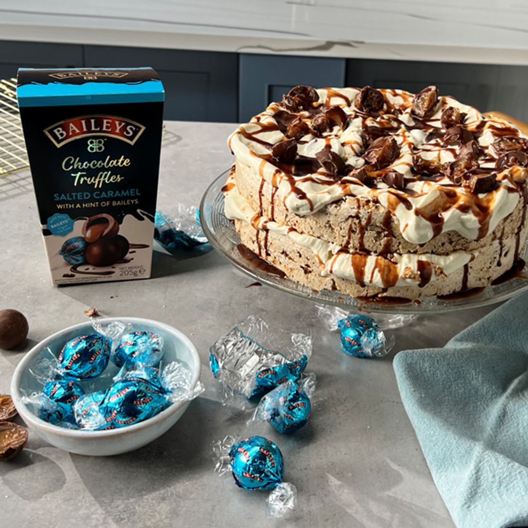 Delight guests with our salted caramel meringue cake recipe - perfect for stress-free hosting