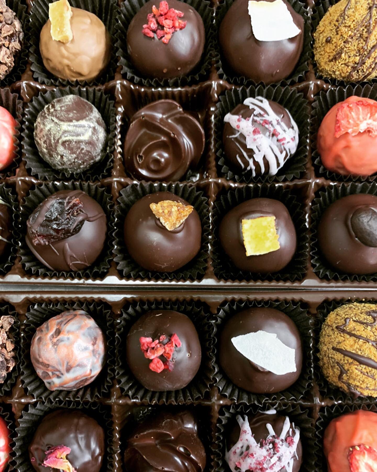 Did you know? Truffles are our &ldquo;main biatch&rdquo;! We&rsquo;ve got you all this week for V-Day, #galentinesday or for YOU! Open daily noon to 5pm through Sunday- aka #ValentinesDay 🍫💝 #local #handmade #nyc #les