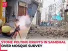 Clashes erupt in UP's Sambhal over mosque survey:Image