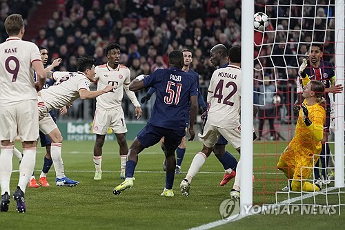 뮌헨 김민재, PSG 이강인 앞에서 UCL 데뷔골…1-0 승리 선봉(종합)