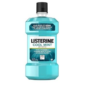 Listerine清爽薄荷漱口水 1L 额外8.5折+满3件得$5