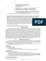 Design Optimization of Tipper Truck Body: Sankararao Vinjavarapu, Unnam Koteswararao, V. Lakshmi Narayana