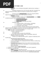 Family Law - Stein Fall 2011 Outline FINAL