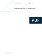 American Bar Association (ABA) Model Rules of Professional Conduct