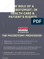 HS CLT 3 TheRoleOfAPhlebotomistPowerPoint