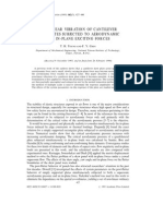 Non-Linear Vibration of Cantilever Skew Plates Subjected To Aerodynamic and In-Plane Exciting Forces