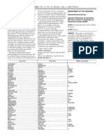 Notice: Committees Establishment, Renewal, Termination, Etc.: Expatriation Individuals Losing United States Citizenship Quarterly Listing