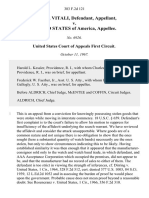 Albert J. Vitali v. United States, 383 F.2d 121, 1st Cir. (1967)