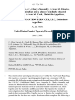 Leroy Nunnally, Jr. v. Equifax Information Service, 451 F.3d 768, 11th Cir. (2006)