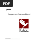 jBASE Programmers Reference Manual PDF