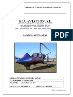 Autogiro Ela, Maintenance Manual m07 03 Issue 2 Sep 2009.