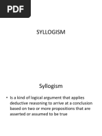 SYLLOGISM