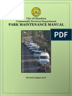 Park Maintenance Manual - City of Glendora, 2016